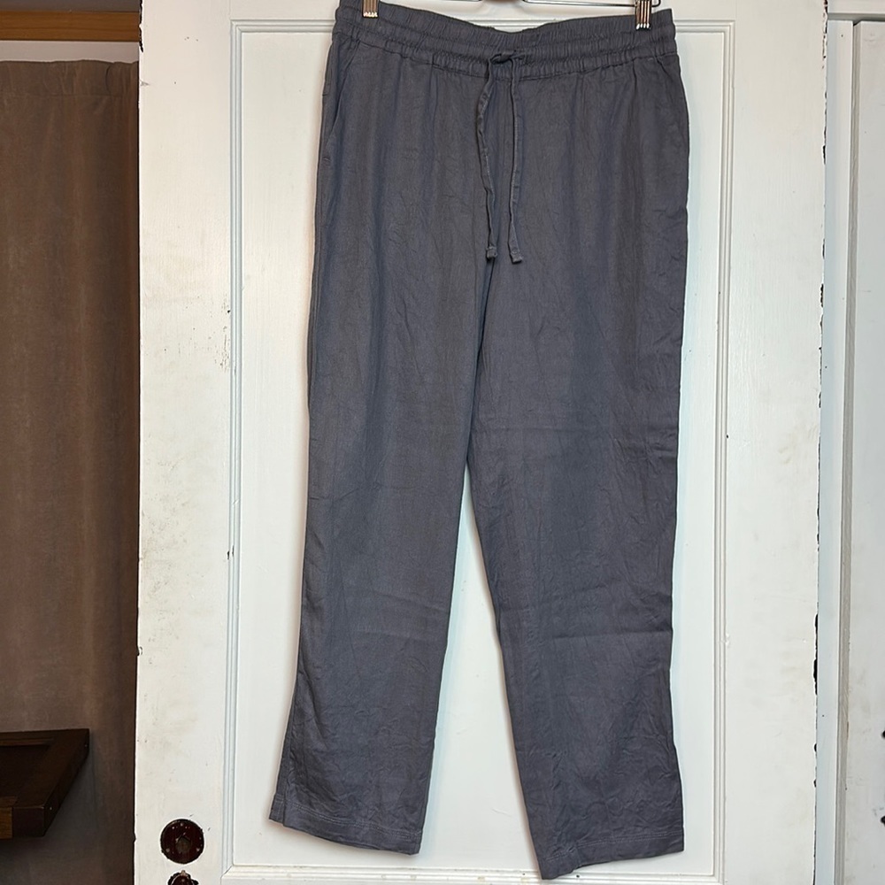 Modern 32 Degrees Linen Blend Drawstring Pants | Coastal Lounge · Resort Travel